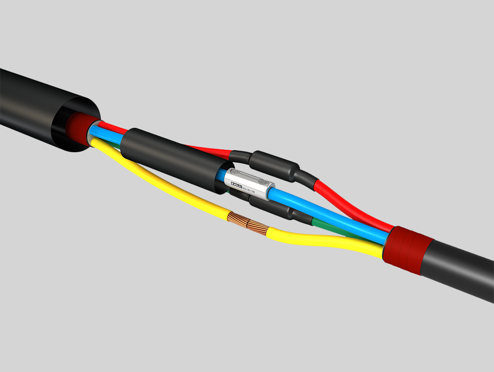 Heat Shrink Straight Joint Accessories for 0.6/1.0(1.2)kV Cables